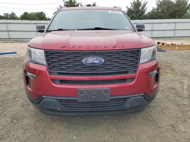 1FM5K8GT2KGB16448 - 2019 FORD EXPLORER SPORT Rouge photo 5