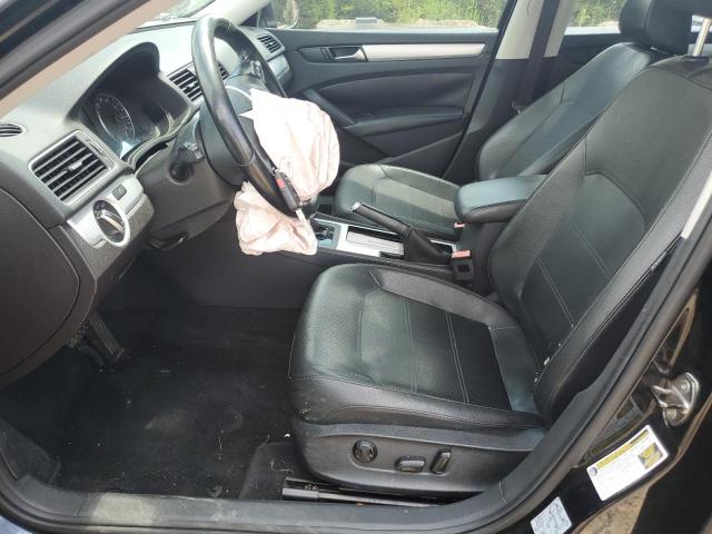 1VWBP7A30CC008492 - 2012 VOLKSWAGEN PASSAT SE BLACK photo 7