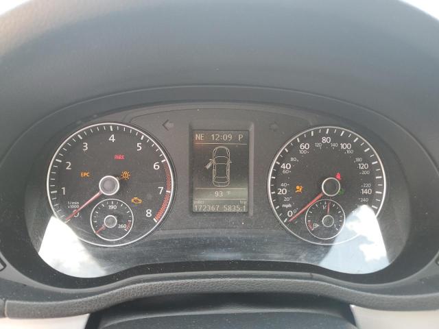 1VWBP7A30CC008492 - 2012 VOLKSWAGEN PASSAT SE BLACK photo 9