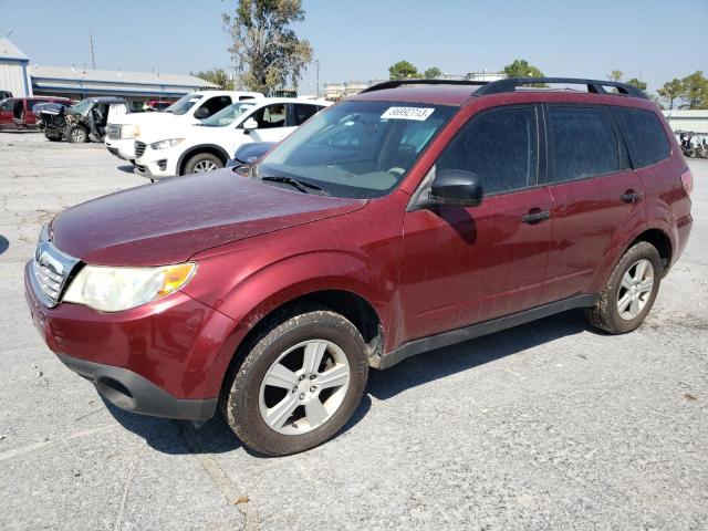 JF2SH6BC3AH794024 - 2010 SUBARU FORESTER XS RED photo 1