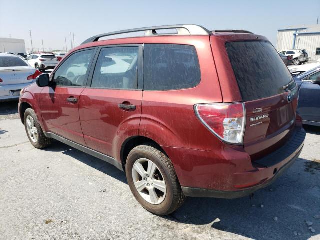 JF2SH6BC3AH794024 - 2010 SUBARU FORESTER XS Қызыл фото 2
