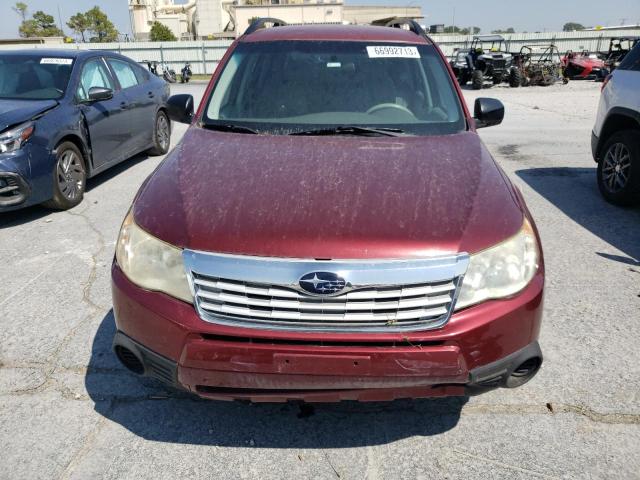 JF2SH6BC3AH794024 - 2010 SUBARU FORESTER XS RED photo 5