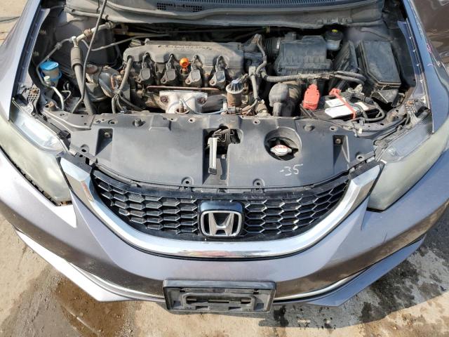 19XFB2F93FE218276 - 2015 HONDA CIVIC EXL GRAY photo 11