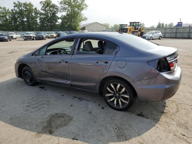 19XFB2F93FE218276 - 2015 HONDA CIVIC EXL GRAY photo 2