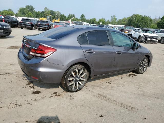 19XFB2F93FE218276 - 2015 HONDA CIVIC EXL GRAY photo 3