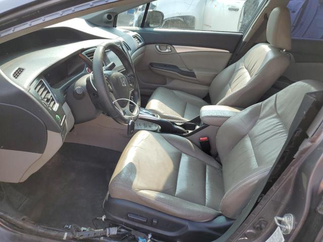 19XFB2F93FE218276 - 2015 HONDA CIVIC EXL GRAY photo 7
