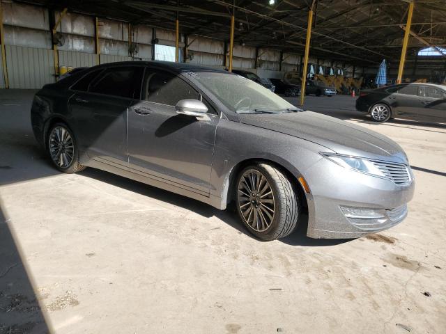 3LN6L2LU3ER820118 - 2014 LINCOLN MKZ HYBRID GRAY photo 4