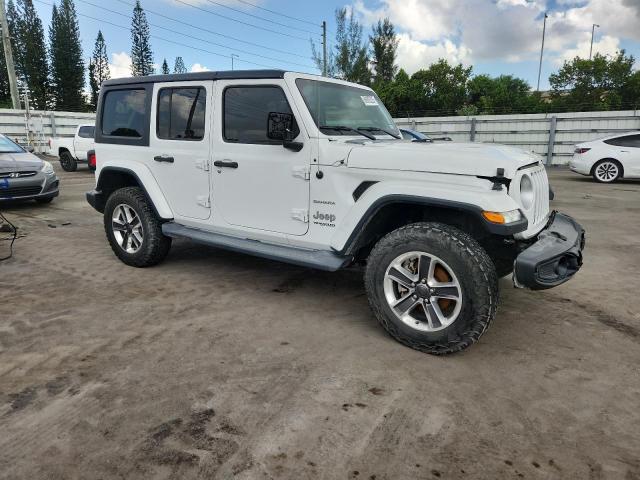 1C4HJXEN0KW623325 - 2019 JEEP WRANGLER U SAHARA WHITE photo 4