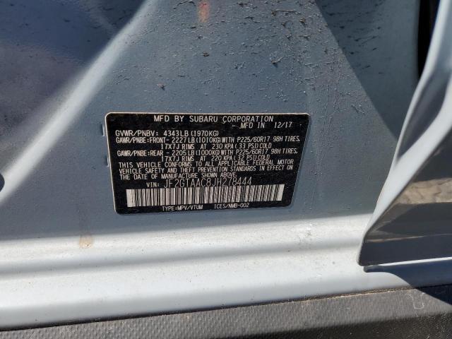 JF2GTAAC8JH278444 - 2018 SUBARU CROSSTREK Turquesa foto 14