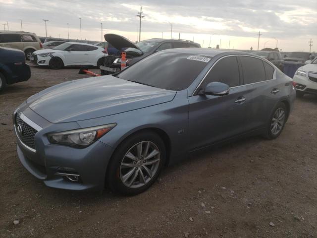 JN1EV7AP6GM300689 - 2016 INFINITI Q50 PREMIUM BLUE photo 1