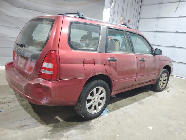 JF1SG65655H717951 - 2005 SUBARU FORESTER 2.5XS Қызыл фото 3