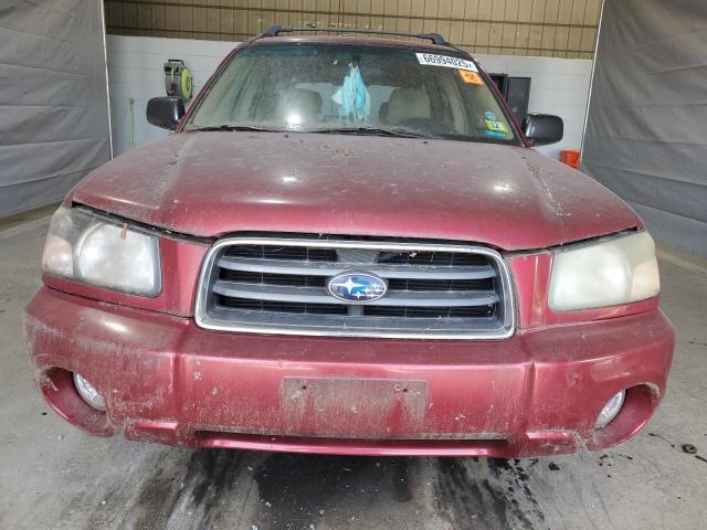 JF1SG65655H717951 - 2005 SUBARU FORESTER 2.5XS Қызыл фото 5