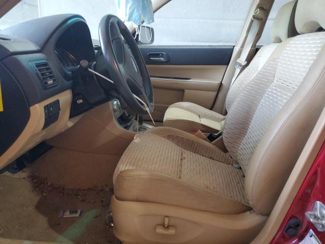 JF1SG65655H717951 - 2005 SUBARU FORESTER 2.5XS Қызыл фото 7