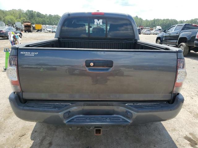 5TFJU4GN9BX007766 - 2011 TOYOTA TACOMA DOUBLE CAB PRERUNNER GRAY photo 6