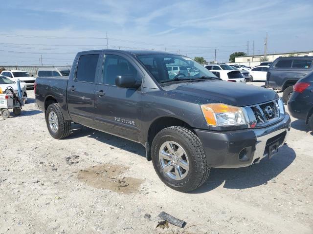 1N6BA0EJ2CN304927 - 2012 NISSAN TITAN S GRAY photo 4