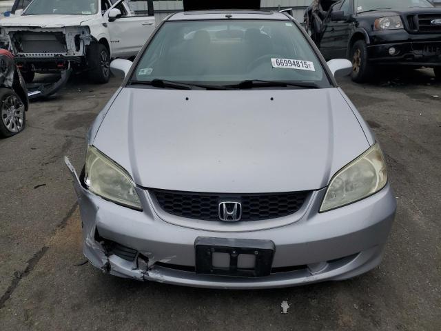 1HGEM22955L053088 - 2005 HONDA CIVIC EX SILVER photo 5