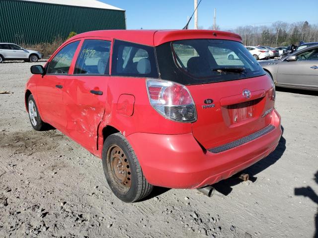 2T1KR32E98C704885 - 2008 TOYOTA COROLLA MA XR RED photo 3