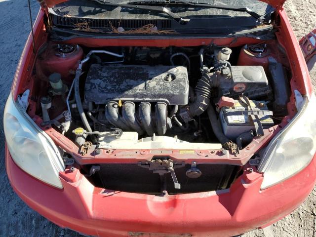 2T1KR32E98C704885 - 2008 TOYOTA COROLLA MA XR RED photo 7