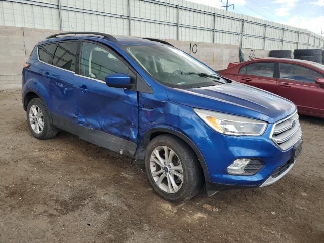 1FMCU9GD8JUD29551 - 2018 FORD ESCAPE SE BLUE photo 4