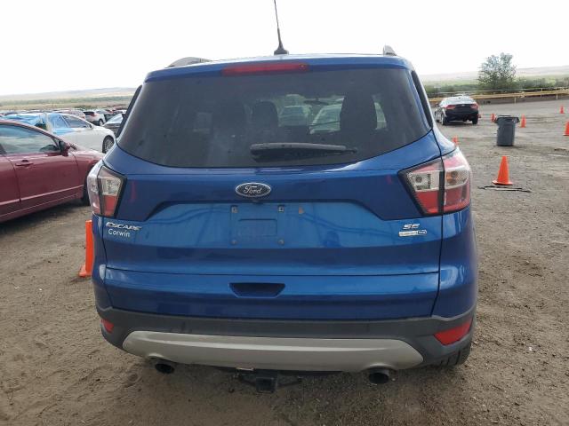 1FMCU9GD8JUD29551 - 2018 FORD ESCAPE SE BLUE photo 6