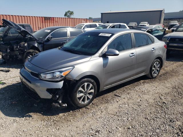 3KPA24AD8ME418245 - 2021 KIA RIO LX GRAY photo 1