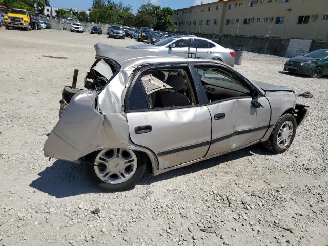 1Y1SK52822Z410229 - 2002 CHEVROLET GEO PRIZM BASE BEIGE photo 3