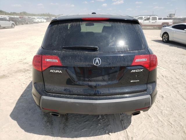 2HNYD28669H519214 - 2009 ACURA MDX TECHNOLOGY BLACK photo 6