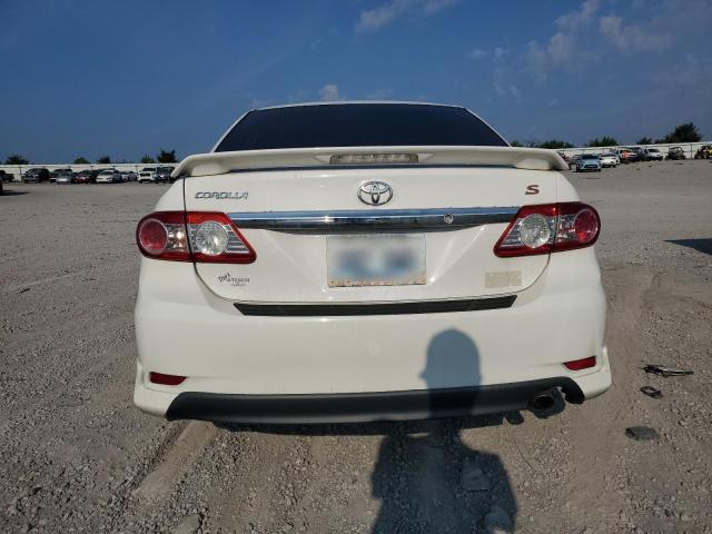 5YFBU4EE9DP074425 - 2013 TOYOTA COROLLA BASE أبيض صورة 6