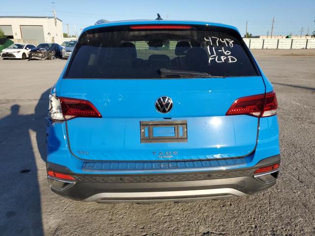 3VV1X7B21NM004748 - 2022 VOLKSWAGEN TAOS SEL BLUE photo 6