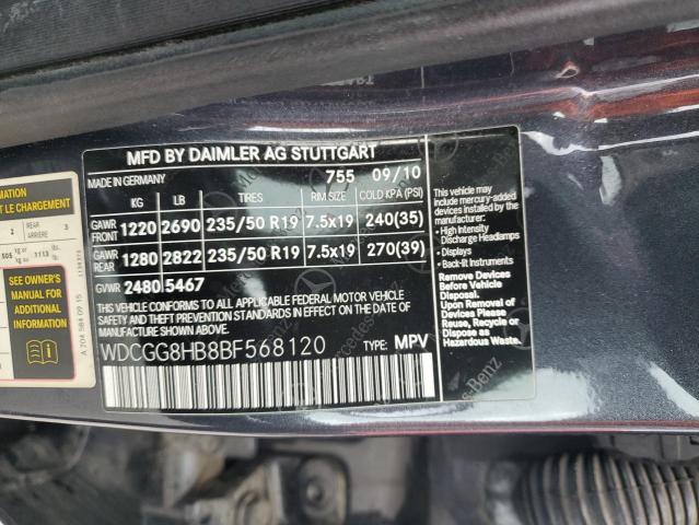 WDCGG8HB8BF568120 - 2011 MERCEDES-BENZ GLK 350 4MATIC CHARCOAL photo 13