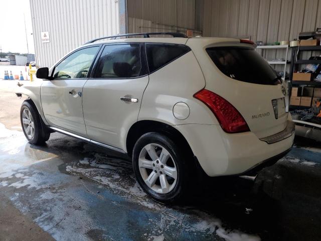 JN8AZ08T06W423616 - 2006 NISSAN MURANO SL WHITE photo 2