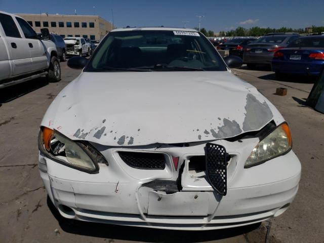 1G2NF52E54M558729 - 2004 PONTIAC GRAND AM SE1 WHITE photo 5