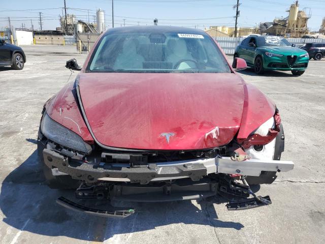 5YJ3E1EA1RF800374 - 2024 TESLA MODEL 3 RED photo 5