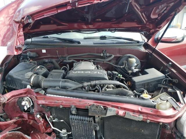 5TBBT44163S429762 - 2003 TOYOTA TUNDRA ACCESS CAB SR5 RED photo 11