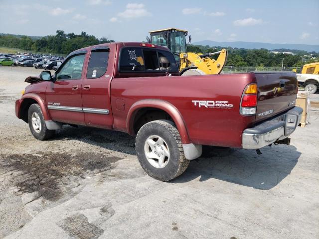 5TBBT44163S429762 - 2003 TOYOTA TUNDRA ACCESS CAB SR5 RED photo 2