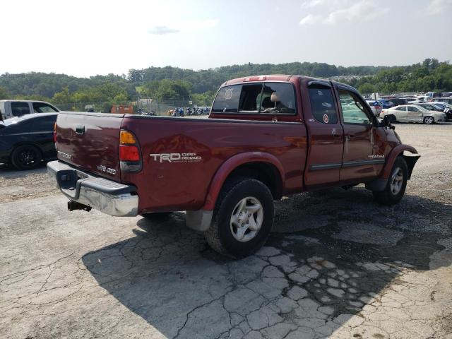 5TBBT44163S429762 - 2003 TOYOTA TUNDRA ACCESS CAB SR5 RED photo 3