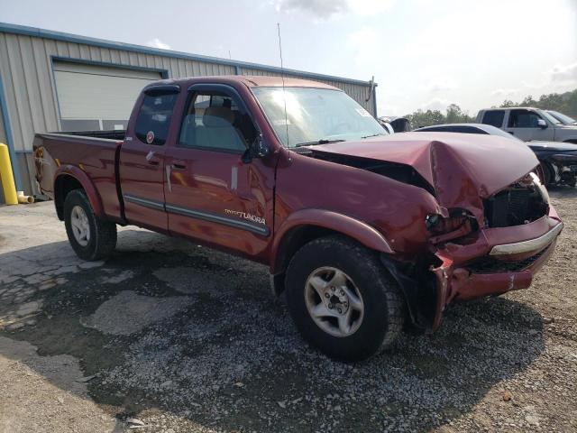 5TBBT44163S429762 - 2003 TOYOTA TUNDRA ACCESS CAB SR5 RED photo 4