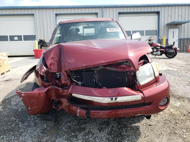 5TBBT44163S429762 - 2003 TOYOTA TUNDRA ACCESS CAB SR5 RED photo 5