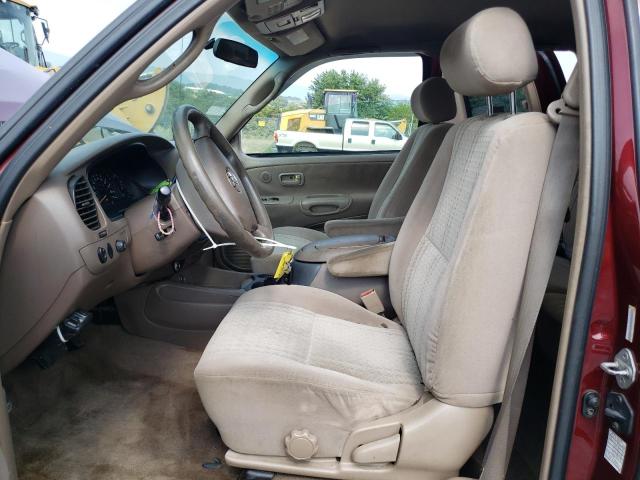 5TBBT44163S429762 - 2003 TOYOTA TUNDRA ACCESS CAB SR5 RED photo 7