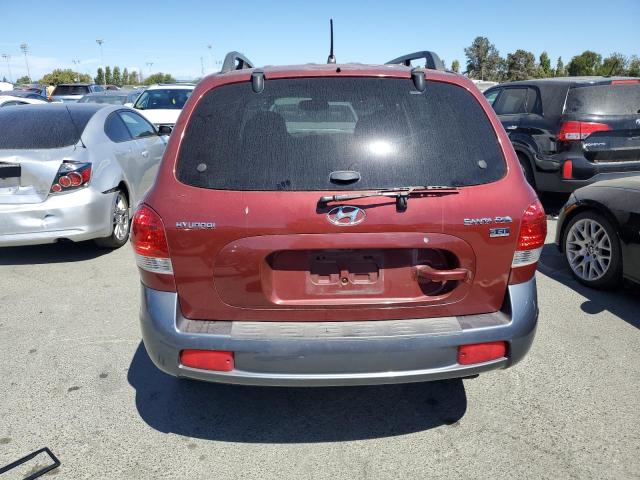 KM8SC13E15U860515 - 2005 HYUNDAI SANTA FE GLS BURGUNDY photo 6