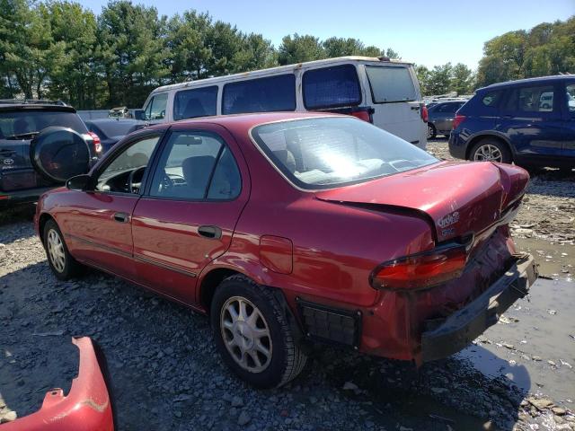 1Y1SK5281SZ068739 - 1995 GEO PRIZM LSI RED photo 2