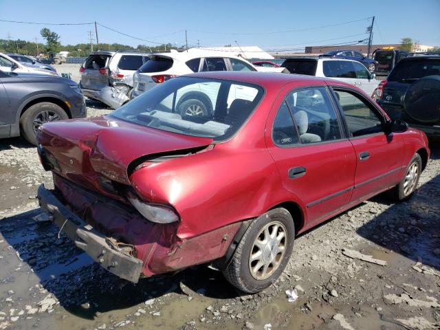 1Y1SK5281SZ068739 - 1995 GEO PRIZM LSI RED photo 3