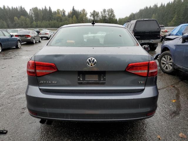 3VWD17AJ3FM238300 - 2015 VOLKSWAGEN JETTA SE GRAY photo 6