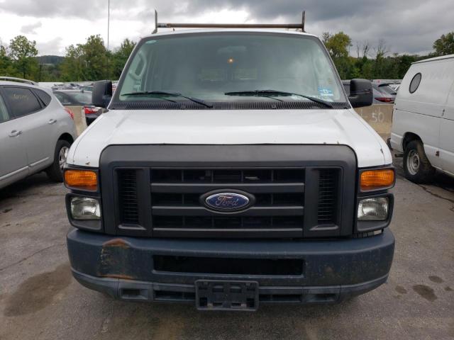 1FTNE1EW6BDA22395 - 2011 FORD ECONOLINE E150 VAN WHITE photo 5