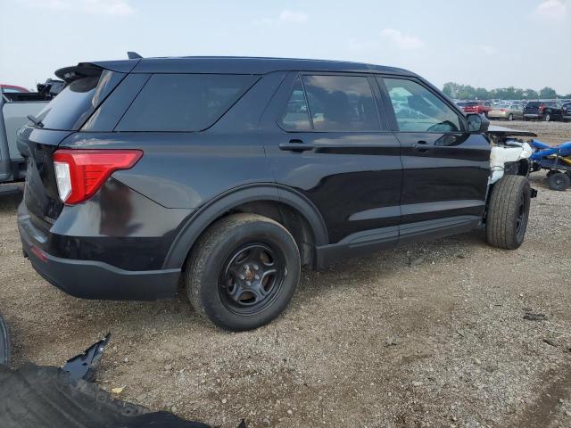 1FM5K8AWXLGC10291 - 2020 FORD EXPLORER POLICE INTERCEPTOR Noir photo 3