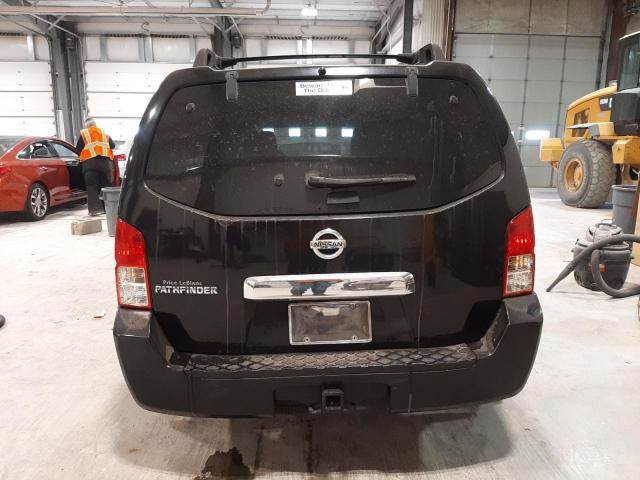 5N1AR18U96C681916 - 2006 NISSAN PATHFINDER LE შავი ფოტო 6