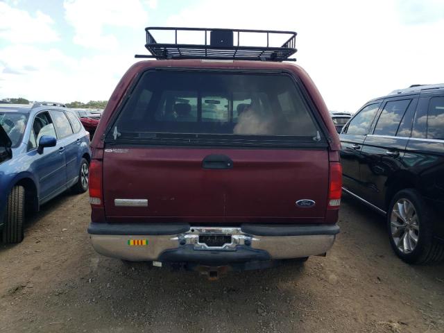 1FTSX21P36EA09394 - 2006 FORD F250 SUPER DUTY BURGUNDY photo 6