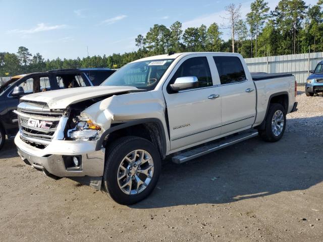 3GTP1VEC8EG527489 - 2014 GMC SIERRA C1500 SLT WHITE photo 1