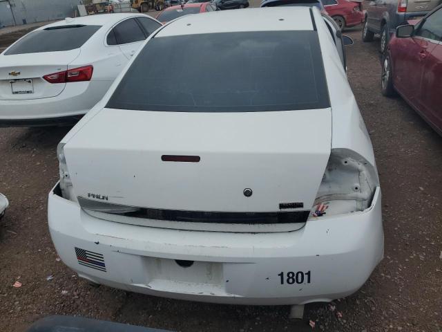 2G1WD5EM2A1157065 - 2010 CHEVROLET IMPALA POLICE WHITE photo 6