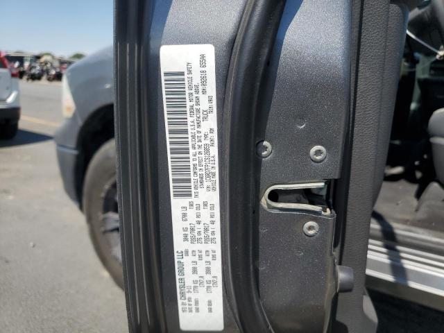 1C6RD7FP1CS126859 - 2012 DODGE RAM 1500 ST GRAY photo 12